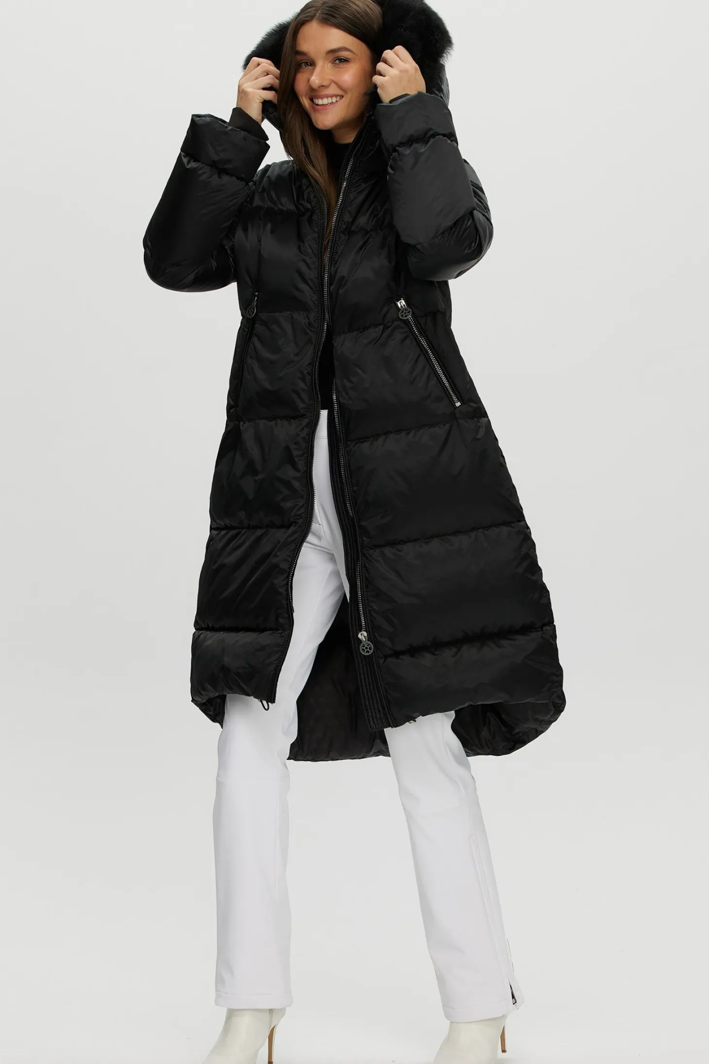 Après-Ski Jacket With Detachable Toscana Shearling Lamb Hood Trim