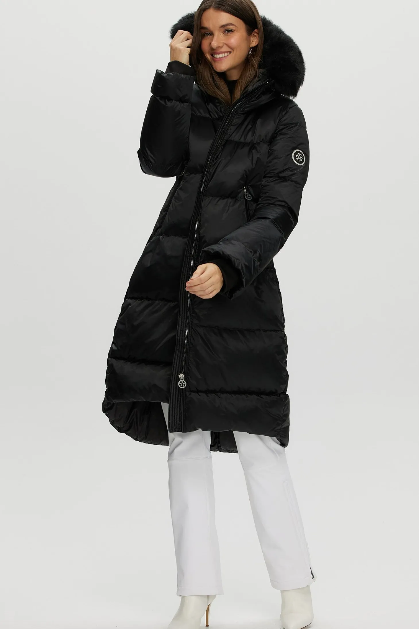 Après-Ski Jacket With Detachable Toscana Shearling Lamb Hood Trim