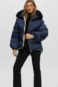 Après-Ski Jacket With Detachable Toscana Shearling Lamb Hood Trim