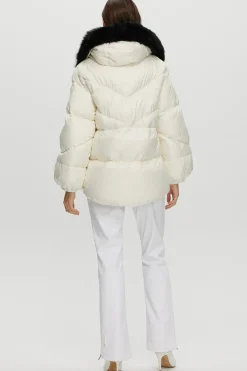 Après-Ski Jacket With Detachable Toscana Shearling Lamb Hood Trim
