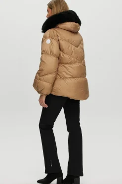 Après-Ski Jacket With Detachable Toscana Shearling Lamb Hood Trim
