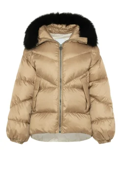 Après-Ski Jacket With Detachable Toscana Shearling Lamb Hood Trim