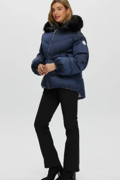 Après-Ski Jacket With Detachable Toscana Shearling Lamb Hood Trim