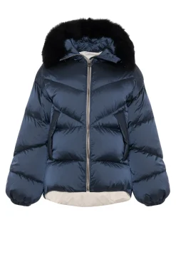 Après-Ski Jacket With Detachable Toscana Shearling Lamb Hood Trim