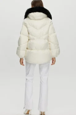Après-Ski Jacket With Detachable Toscana Shearling Lamb Hood Trim
