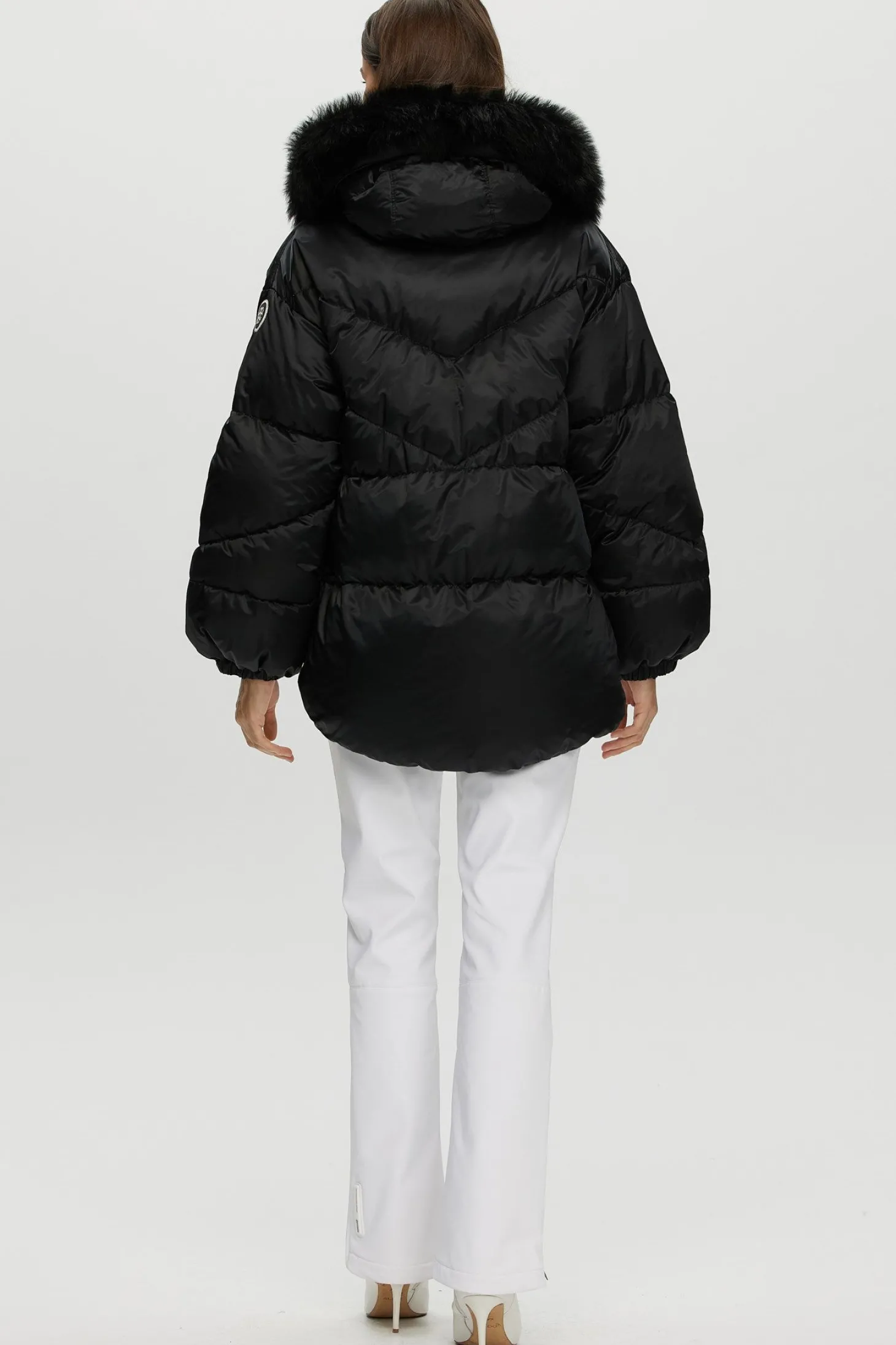 Après-Ski Jacket With Detachable Toscana Shearling Lamb Hood Trim