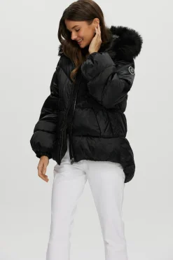 Après-Ski Jacket With Detachable Toscana Shearling Lamb Hood Trim