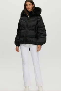 Après-Ski Jacket With Detachable Toscana Shearling Lamb Hood Trim