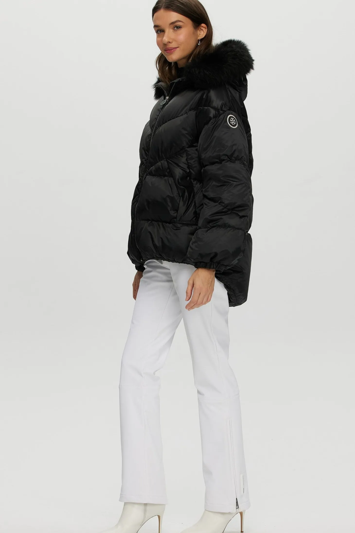 Après-Ski Jacket With Detachable Toscana Shearling Lamb Hood Trim