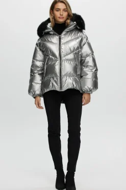 Après-Ski Jacket With Detachable Toscana Shearling Lamb Hood Trim