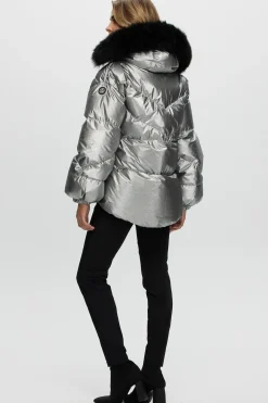 Après-Ski Jacket With Detachable Toscana Shearling Lamb Hood Trim