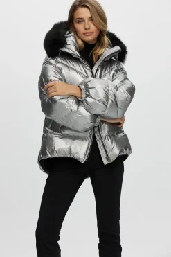 Après-Ski Jacket With Detachable Toscana Shearling Lamb Hood Trim
