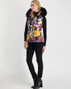 Après-Ski Vest With Detachable Toscana Shearling Lamb Hood Trim