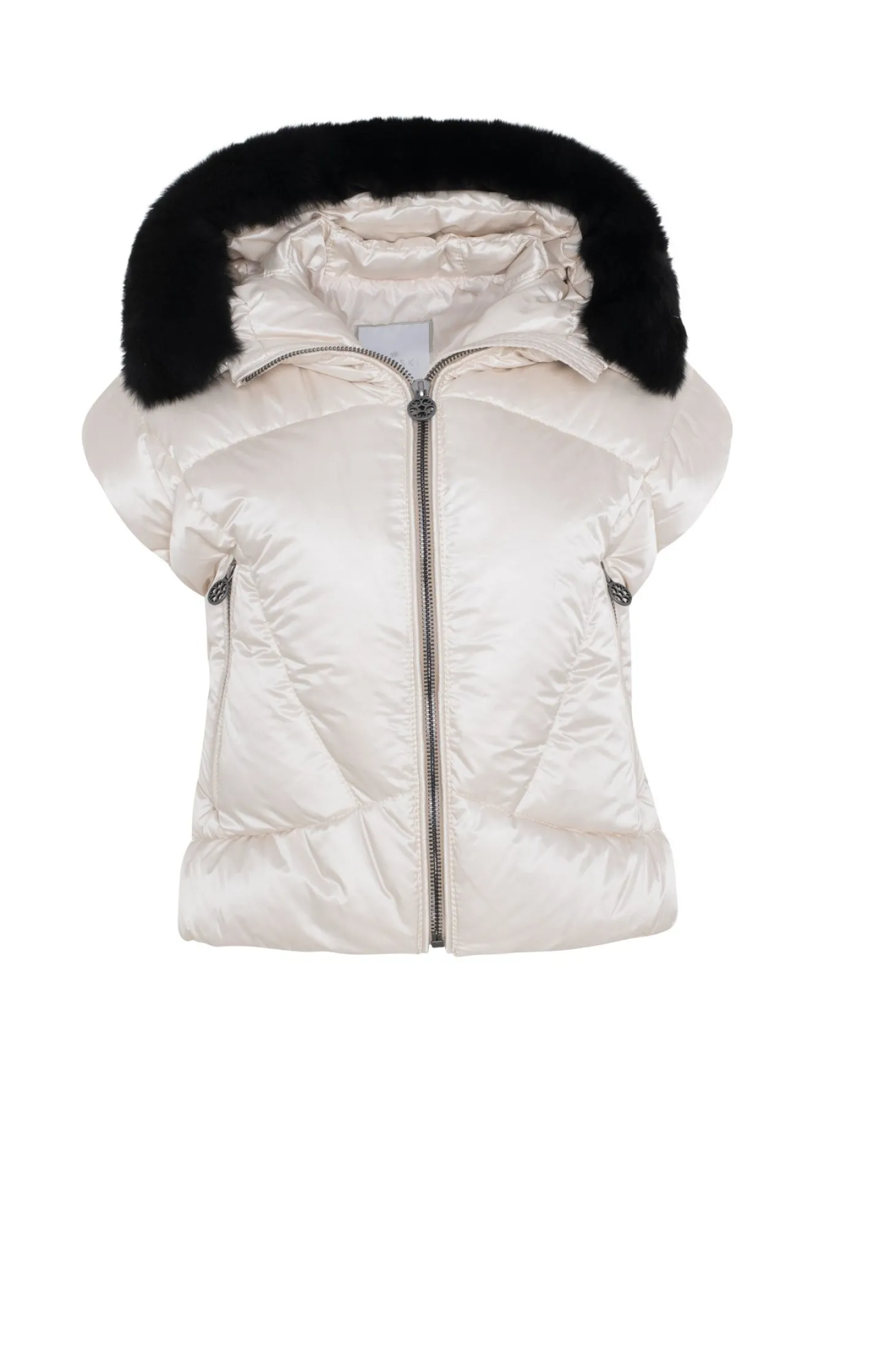 Après-Ski Vest With Detachable Toscana Shearling Lamb Hood Trim