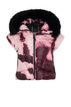 Après-Ski Vest With Detachable Toscana Shearling Lamb Hood Trim