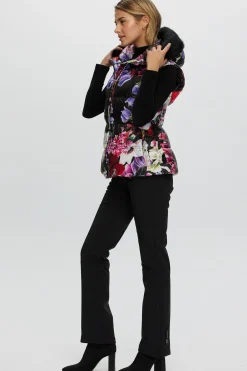 Après-Ski Vest With Detachable Toscana Shearling Lamb Hood Trim