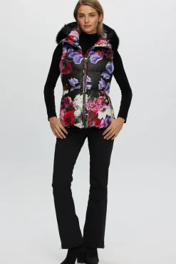 Après-Ski Vest With Detachable Toscana Shearling Lamb Hood Trim