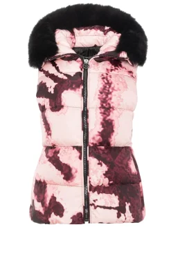 Après-Ski Vest With Detachable Toscana Shearling Lamb Hood Trim