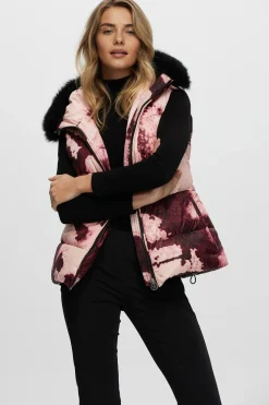 Après-Ski Vest With Detachable Toscana Shearling Lamb Hood Trim