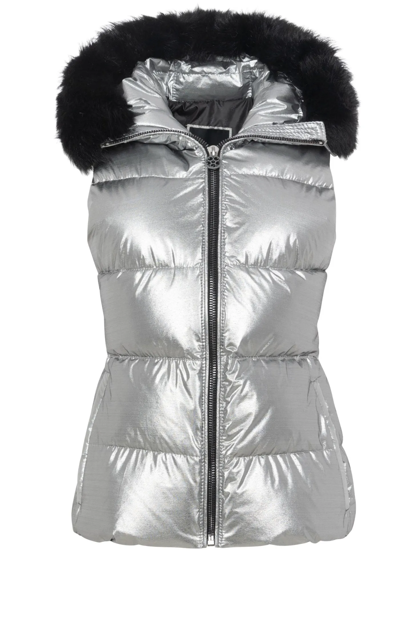 Après-Ski Vest With Detachable Toscana Shearling Lamb Hood Trim