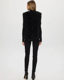 Collarless Select Cashmere Goat Vest