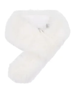 KNIT CASHMERE GOAT PULL-THROUGH SCARF