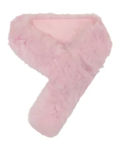 KNIT CASHMERE GOAT PULL-THROUGH SCARF