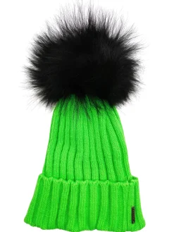 Knit Hat With Select Lamb Pompom