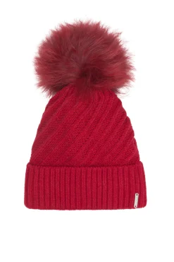 Knit Hat With Select Lamb Pom