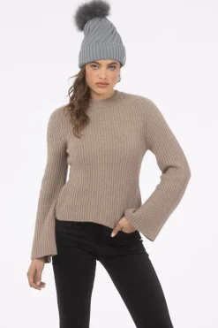 Knit Hat With Select Lamb Pom