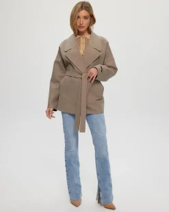 Loro Piana Cashmere & Wool Belted Jacket