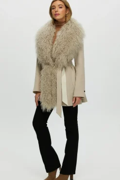 Loro Piana Cashmere & Wool Jacket With Select Lamb Trim