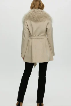 Loro Piana Cashmere & Wool Jacket With Select Lamb Trim