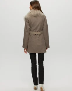 Loro Piana Cashmere & Wool Jacket With Select Lamb Trim