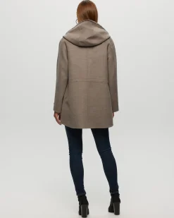 Loro Piana Cashmere & Wool Parka With Merino Shearling Lamb Hood Trim