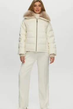 Loro Piana Cashmere Down Jacket With Select Cashmere Goat Collar