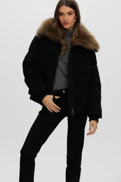 Loro Piana Cashmere Down Jacket With Select Cashmere Goat Collar