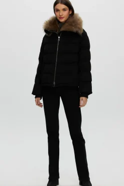 Loro Piana Cashmere Down Jacket With Select Cashmere Goat Collar