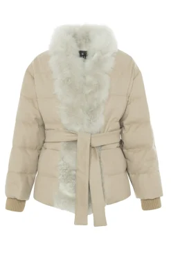 Loro Piana Cashmere Down Jacket With Select Cashmere Goat Trim