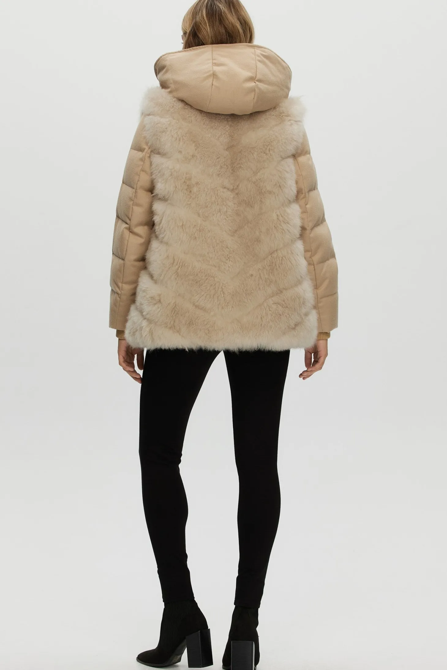 Loro Piana Cashmere Quilted Down Parka With Detachable Select Cashmere Goat Vest (2 Pcs)