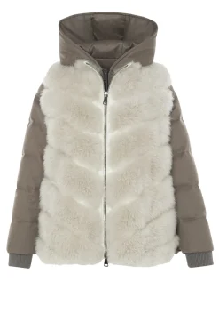 Loro Piana Cashmere Quilted Down Parka With Detachable Select Cashmere Goat Vest (2 Pcs)