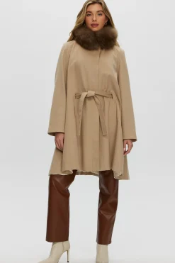 Loro Piana Cashmere Stroller With Select Cashmere Goat Collar, Belt