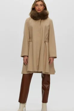 Loro Piana Cashmere Stroller With Select Cashmere Goat Collar, Belt