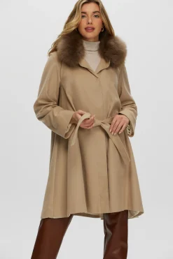 Loro Piana Cashmere Stroller With Select Cashmere Goat Collar, Belt