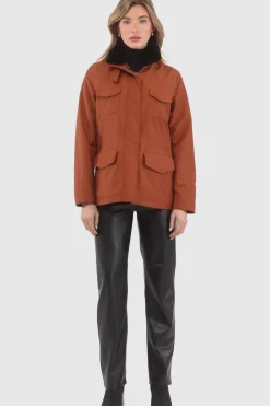 Loro Piana Storm System Lined Jacket With Detachable Select Shearling Lamb Collar, Concealed Hood