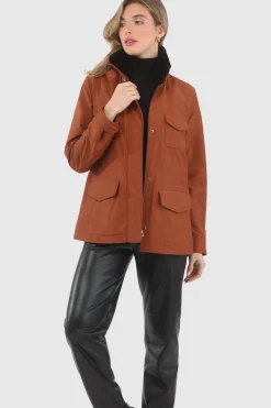 Loro Piana Storm System Lined Jacket With Detachable Select Shearling Lamb Collar, Concealed Hood