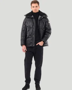 Men's Après-Ski Parka With Detachable Select Shearling Lamb Collar