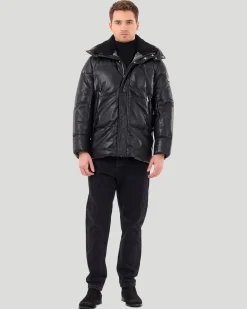Men's Après-Ski Parka With Detachable Select Shearling Lamb Collar