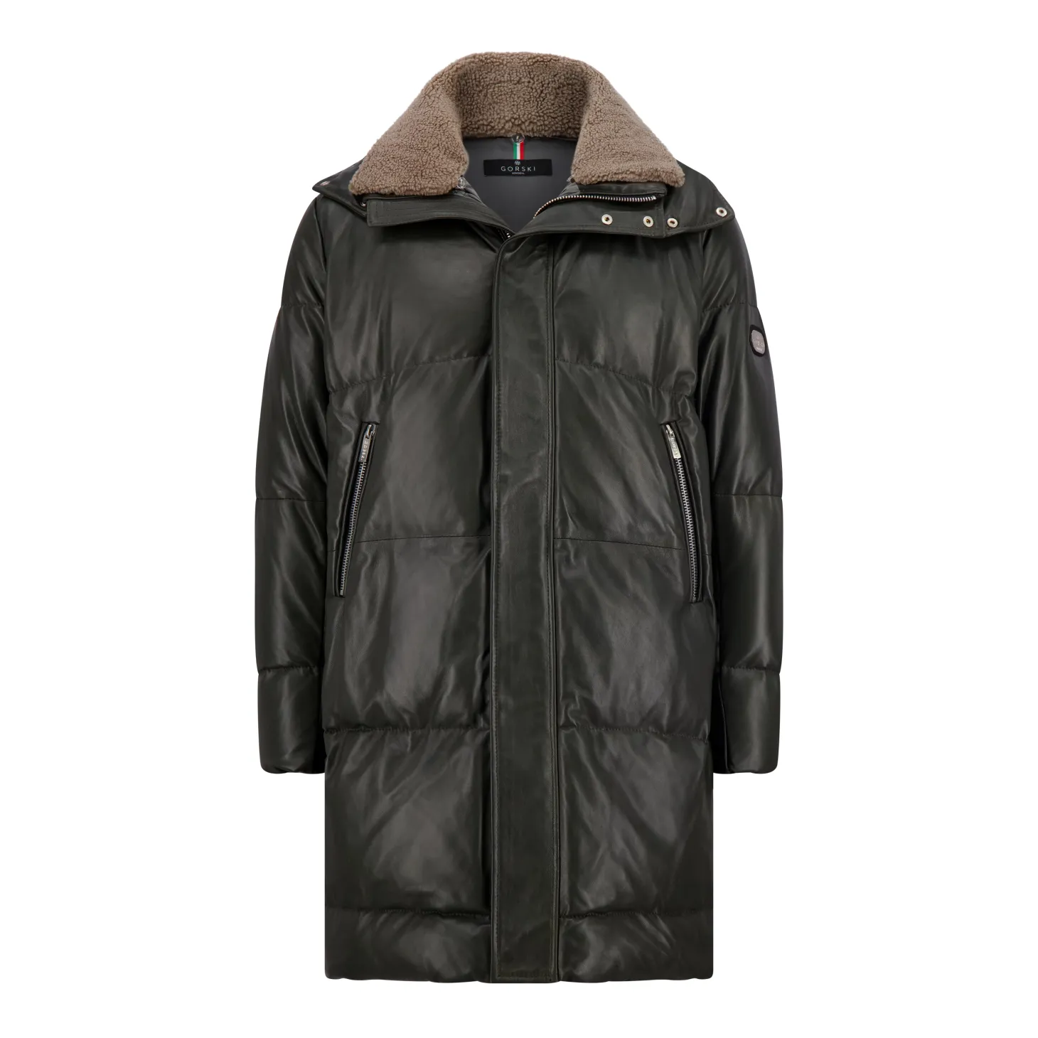 Men's Après-Ski Parka With Detachable Select Shearling Lamb Collar