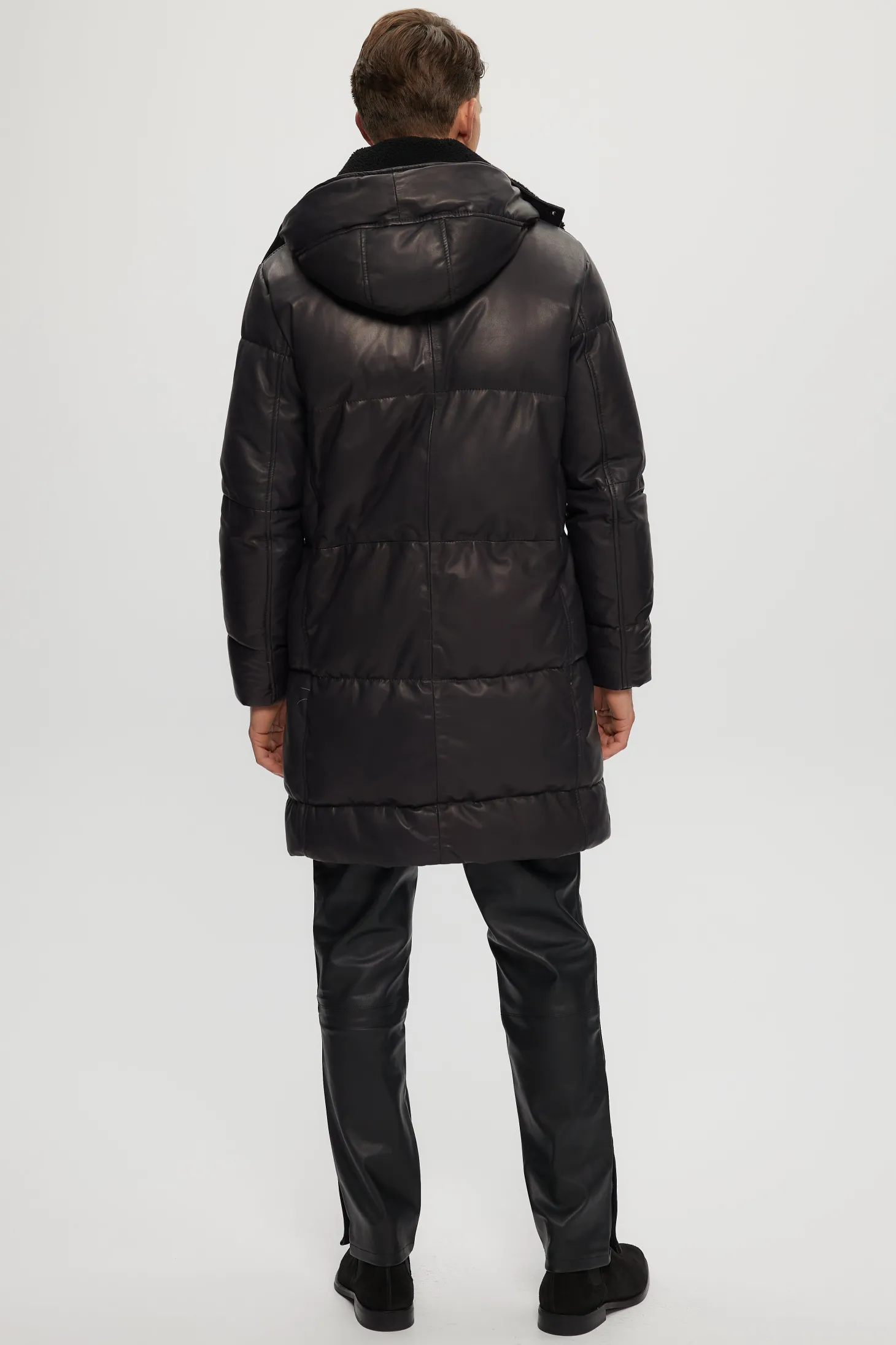 Men's Après-Ski Parka With Detachable Select Shearling Lamb Collar